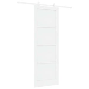 vidaXL Liukuovi valkoinen 83 x 232 cm T&auml;ysi m&auml;nty