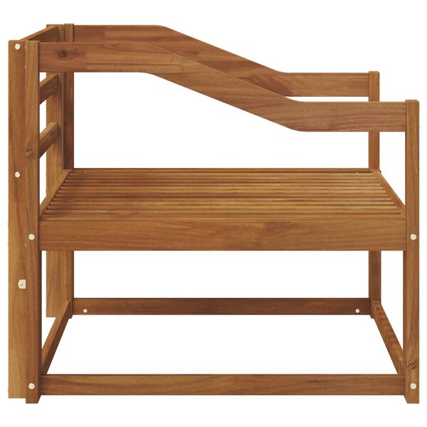 vidaXL Ulkotilan keskisohva Tihe&auml; akasiapuu Luonnollinen