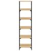 vidaXL Kirjahylly Sonoma-tammi 50x33x188,5 cm Puu