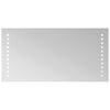 vidaXL LED kylpyhuonemirror L&auml;pin&auml;kyv&auml; 40 x 20 cm karkaistu lasi