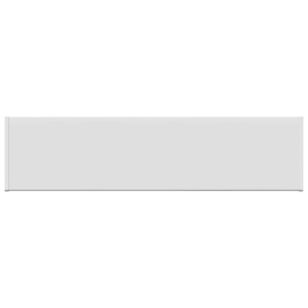 vidaXL Ikkunakynnys Valkoinen 80 x 20 x 4,5 cm Polyvinyylikloridi