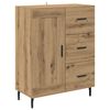 vidaXL Sivup&ouml;yt&auml; laatikon kanssa Artisan tammi 69,5 x 34 x 90 cm
