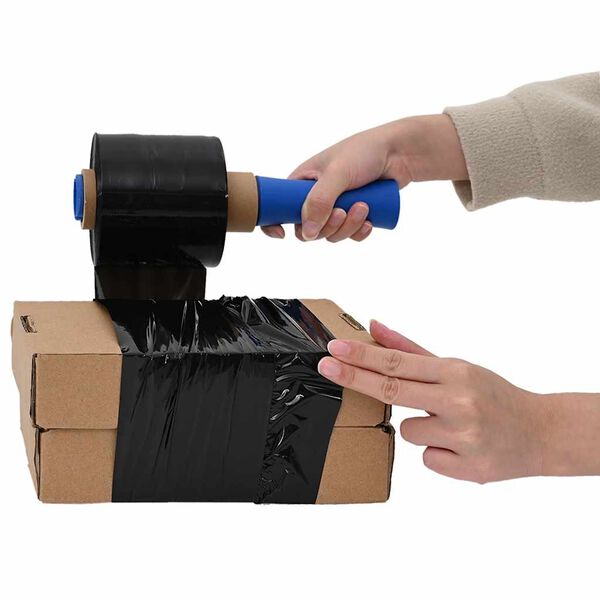 vidaXL Stretch Films 10 kpl musta 23 µm 10 cm x 150 m