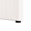 vidaXL Sohvapöytä Valkoinen 50 x 40 x 50 cm Täysi mänty