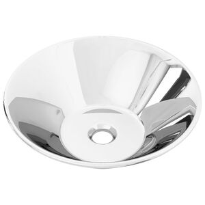 vidaXL Pesuallas 42x14 cm keraaminen hopea