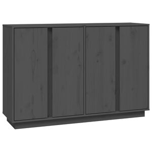 vidaXL Senkki harmaa 120x35x80 cm t&auml;ysi m&auml;nty