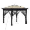 vidaXL Gazebo 4 Sivusein&auml;ll&auml; 2,6 x 2,6 m