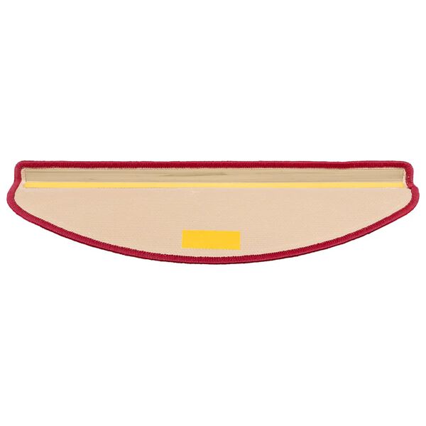 vidaXL Itsekiinnittyv&auml;t porrasmatot 5 kpl 65x21x4 cm punainen