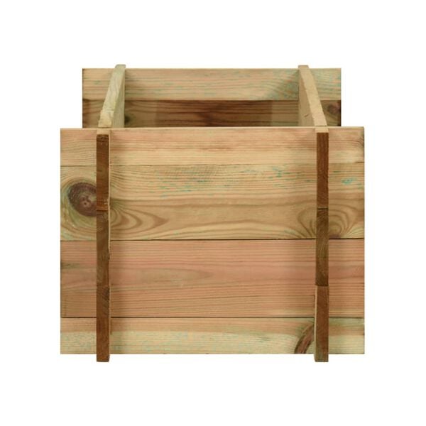 vidaXL Istutuslaatikko kyll&auml;stetty m&auml;nty 80 cm