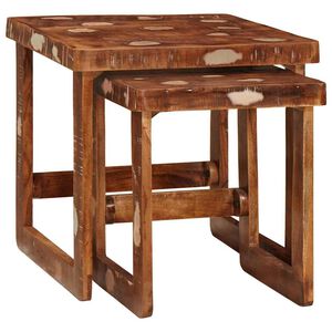vidaXL Sarjap&ouml;yd&auml;t 2 kpl Ruskea 46 x 46 x 45 cm