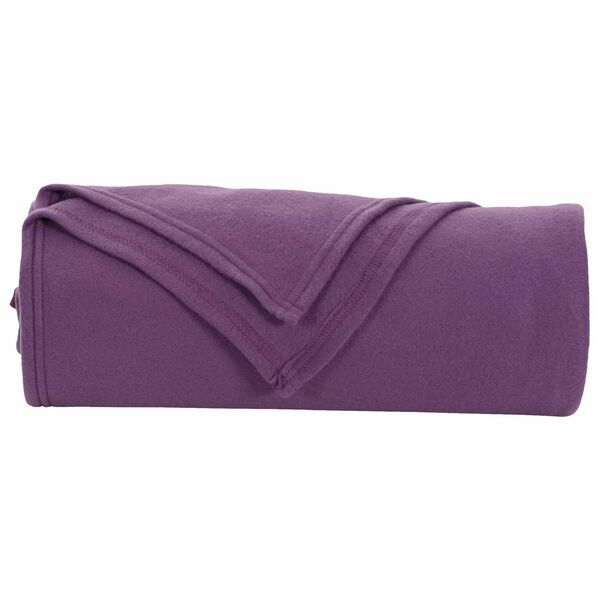 vidaXL Heittop&auml;&auml;llys 24 pcs Violetti 270 x 240 cm Fleese