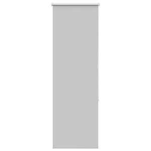 vidaXL Rullaverho Blackout vaalean harmaa 40x130 cm Kankaan leveys