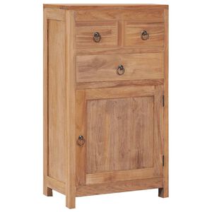 vidaXL Senkki 50x30x90 cm t&auml;ysi tiikki