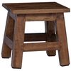 vidaXL Jakkara Luonnollinen 26 x 26 x 26 cm Mahogany-puu