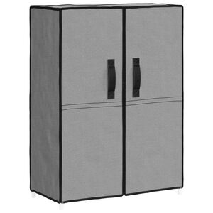 vidaXL Kenk&auml;kaappi harmaa 60x28x90 cm kangas