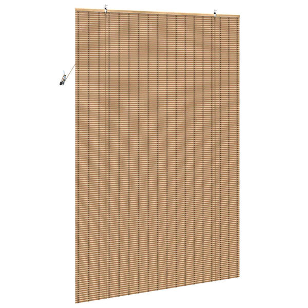 vidaXL Rullaverho verhoilla Luonto 150 x 220 cm Bambu