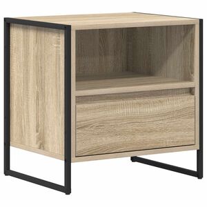 vidaXL Y&ouml;p&ouml;yt&auml; laatikon kanssa Sonoma 50 x 39,5 x 50 cm Tekninen puu