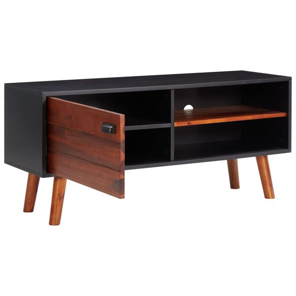 vidaXL TV-taso 110x35x50 cm t&auml;ysi akaasiapuu ja MDF