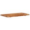 vidaXL Kylpyhuoneen peilip&ouml;yd&auml;n levy t&auml;ysi akaasiapuu 100x52x3,8 cm