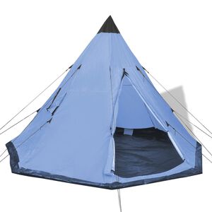 vidaXL 4-hengen Teltta sininen