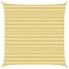 vidaXL Aurinkovarjolaudat Keltainen ja valkoinen 6 x 6 m HDPE