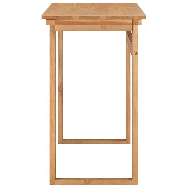 vidaXL Työpöytä 100x45x75 cm täysi tiikki