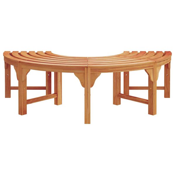 vidaXL Puun penkki Ruskea 160 x 160 x 45 cm Täysi Eukalyptuspuu