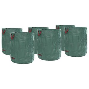 vidaXL Puutarhaj&auml;tepussit 12 pcs Vihre&auml; 79 x 79 x 99,5 cm Polypropeeni