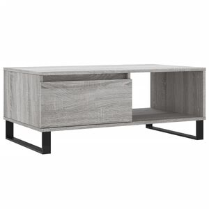 vidaXL Sohvap&ouml;yt&auml; harmaa Sonoma 90x50x36,5 cm tekninen puu