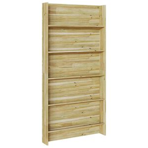 vidaXL Kasvishyllyt Ruskea 90 x 15 x 180 cm Kyll&auml;stetty m&auml;nty