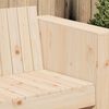 vidaXL Puutarhasohva Ruskea 134 x 60 x 62 cm Massiivinen mänty