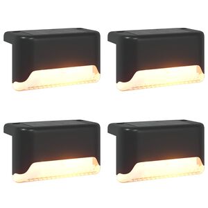 vidaXL 4 kpl L&auml;mpim&auml;n Valkoinen 4,5 cm ABS ja PS