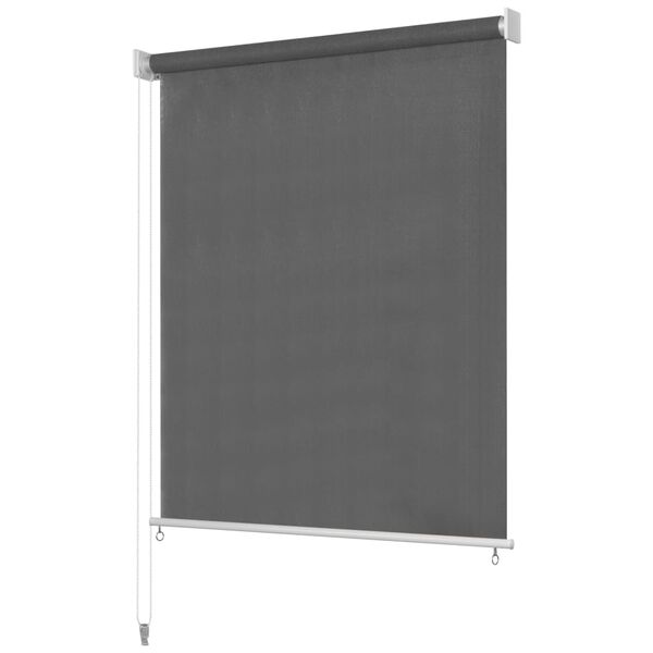 vidaXL Rullaverho ulkotiloihin 100x230 cm Antrasiitti