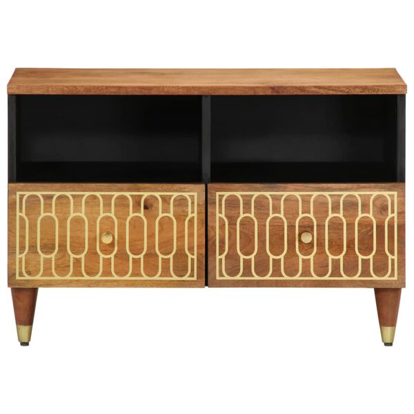 vidaXL TV-taso 70x33x46 cm täysi mangopuu