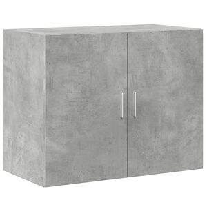 vidaXL Sein&auml;kaappi betoninharmaa 80x42,5x64 cm tekninen puu