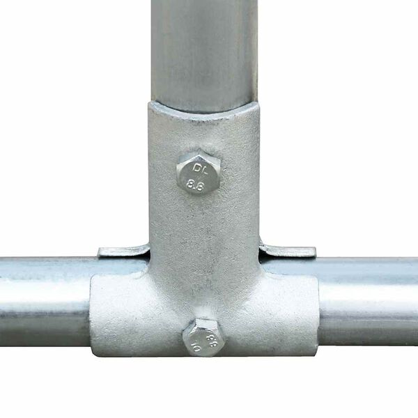 vidaXL Ulkotilan kanahäkki galvanoitu teräs 2,75x2x1,92 m