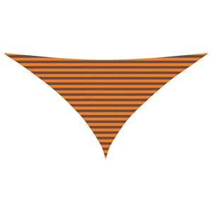 vidaXL Aurinkosuojapurje Oranssi ja ruskea 3,5 x 3,5 x 4,9 m