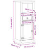 vidaXL Kylpyhuoneen kaappi Corona 45x33x110 cm t&auml;ysi m&auml;nty