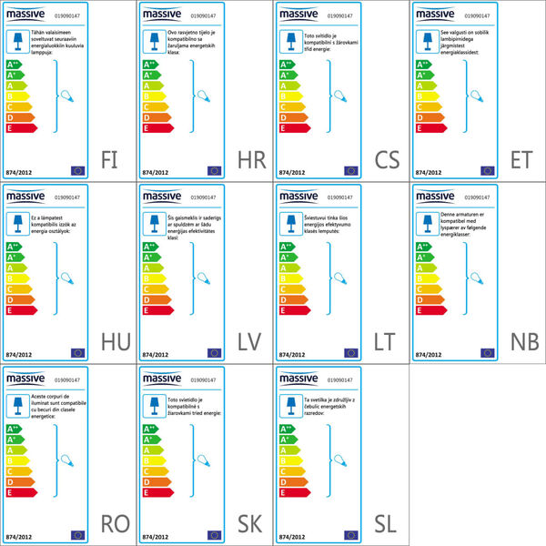 Massive Tolppavalo Utrecht 20 W 11x11x78,5 cm 019090147