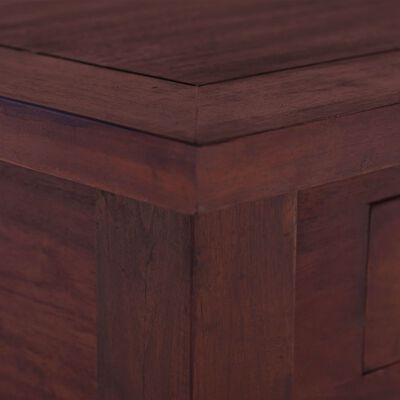 vidaXL Sohvapöytä klassinen ruskea 68x68x30 cm täysi mahonki