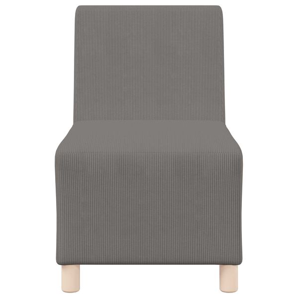 vidaXL | Modulaarinen k&auml;sinojatonta sohva-yksikk&ouml; | Vaaleanharmaa