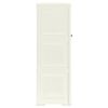 vidaXL Muovikaappi 40x43x125 cm puutyyli vaniljaj&auml;&auml;tel&ouml;