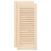 vidaXL Kaapin Ovet S&auml;leikk&ouml; Design 2 kpl 69x29,5 cm massiivipuu m&auml;nty