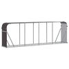 vidaXL Polttopuuteline ruskea 300x45x100 cm galvanoitu ter&auml;s