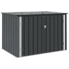 vidaXL Puutarhan s&auml;ilytyslaatikko Musta 151,5 x 107 x 100 cm Ter&auml;s