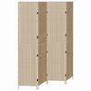 vidaXL Huonejakaja Beige 195 x 200 cm polyrottinki