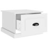 vidaXL Sohvapöytä valkoinen 50x50x35 cm tekninen puu