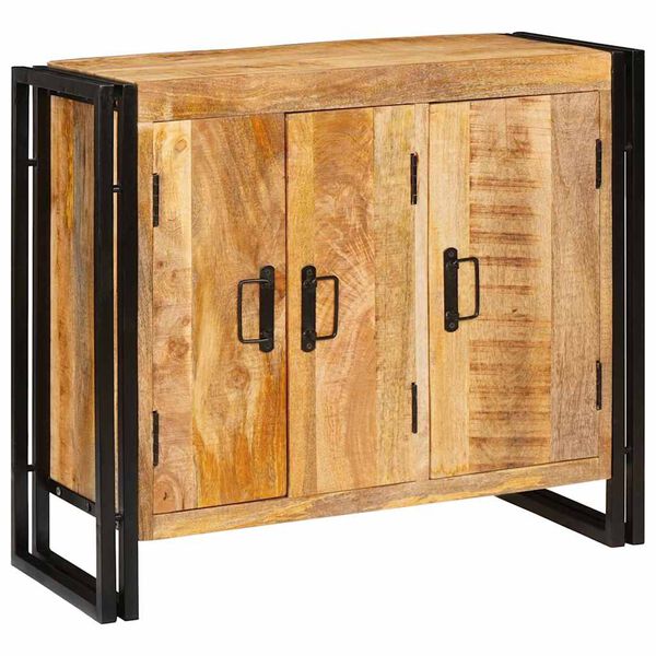 vidaXL Sivup&ouml;yt&auml; Ruskea 80 x 33 x 70 cm t&auml;ysi mangopuu