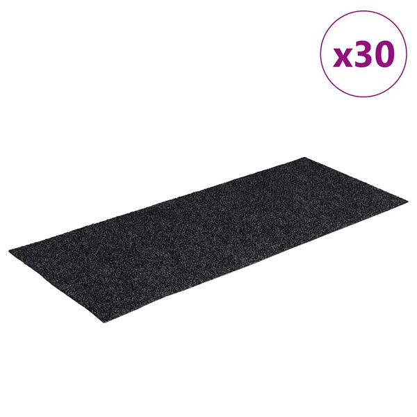vidaXL Porrasmatot itseliimautuvat 30 kpl 60x25 cm harmaa suorakaiteen muotoinen