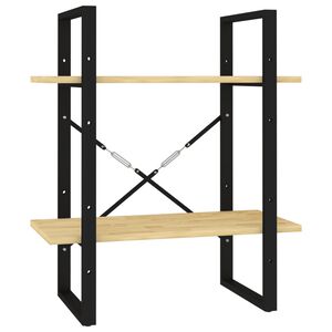 vidaXL 2-tasoinen kirjahylly 60x30x70 cm t&auml;ysi m&auml;nty